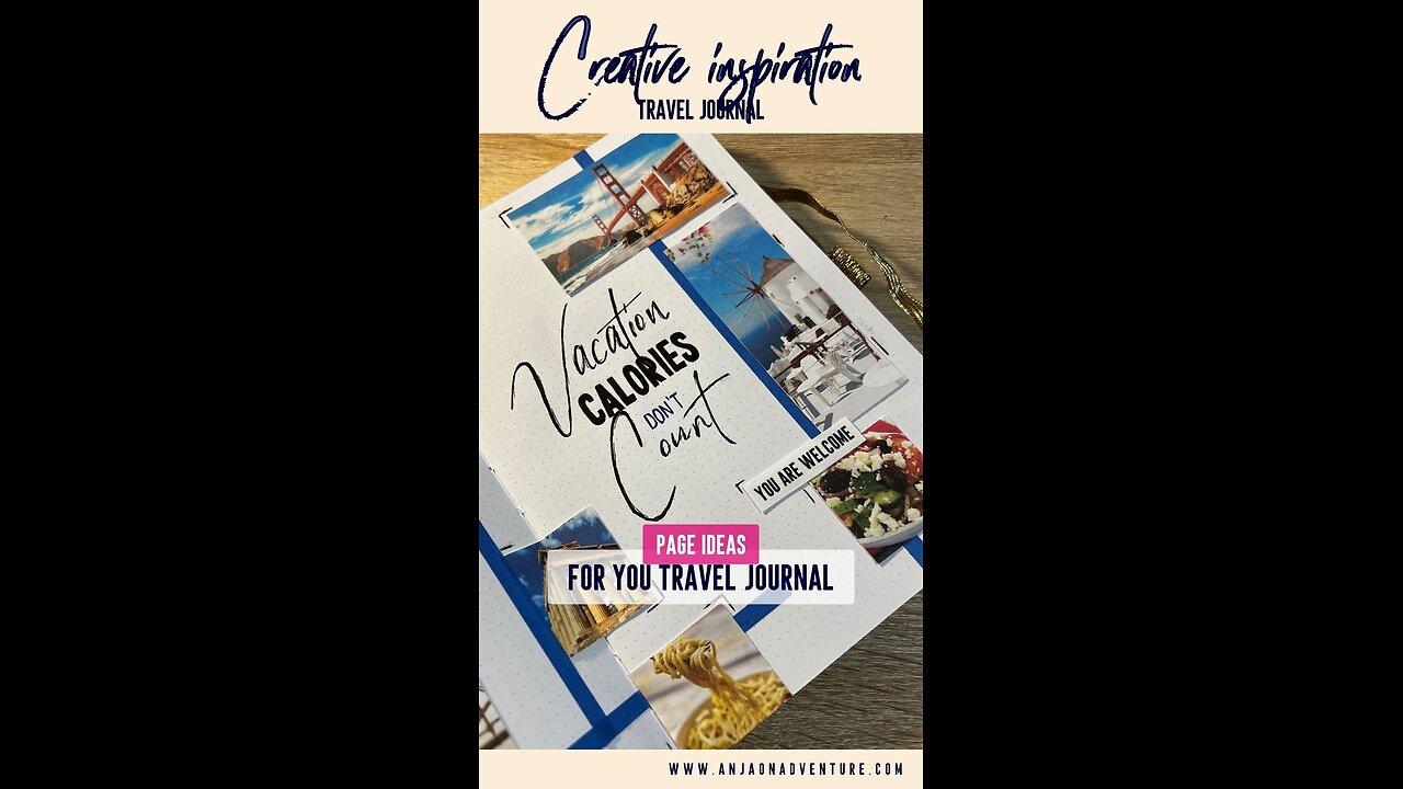 Travel journal page idea | #traveljournal #bulletjournal #travelcontent