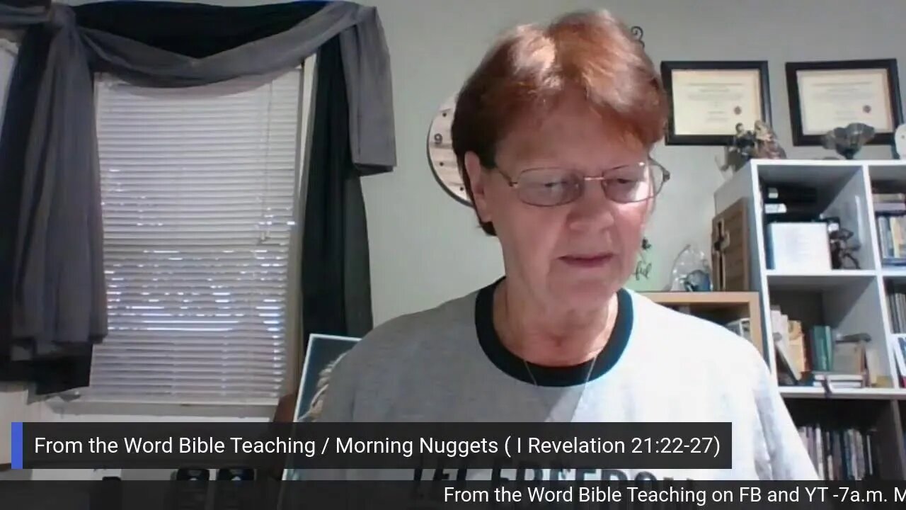 From the Word Bible Teaching /Morning Nuggets (9/20/21)
