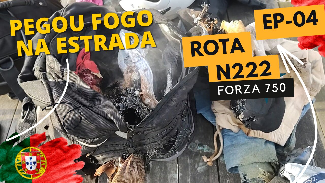 🔥Meu ALFORJE PEGOU FOGO na ESTRADA | FORZA 750 na Rota N222 | EP - 04