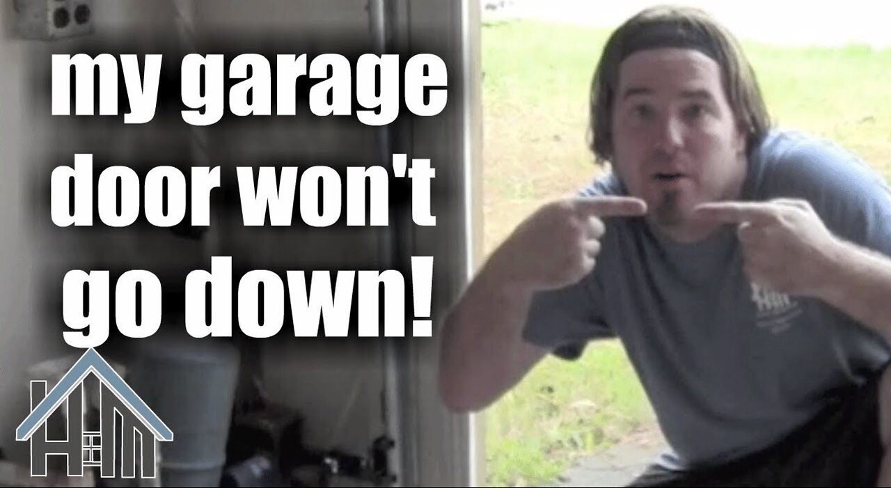 How to repair garage door opener that won't go down! Easy! Home Mender.