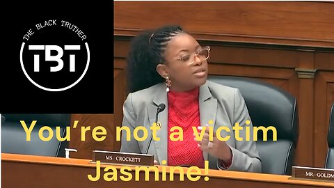 Jasmine Crockett Must be Stopped! (Reaction)