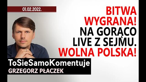 NIE BĘDZIE TESTOWANIA PRACOWNIKÓW !!! Na żywo z Sejmu. WOLNA POLSKA!