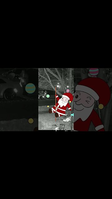 Santa Is Dancing In My Front Yard #Shorts 🎅