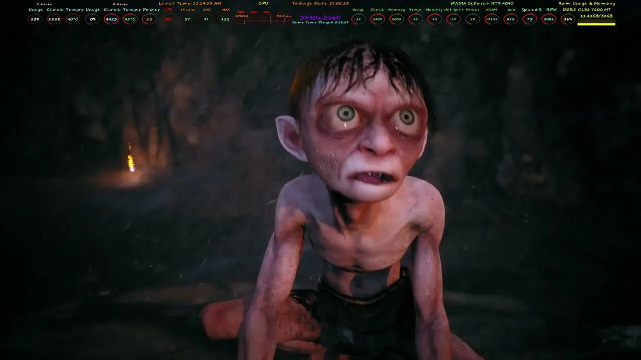 The Lord of the Rings Gollum 4K HDR RTX 4090 13700KF