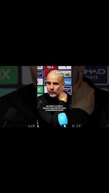 'Erling make a brilliant assist! He fought a lot! It doesn't matter he didn't score' | Pep Guardiola