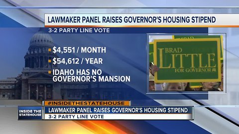 Lawmakers OK $4,551 a month to pay for governor's housing