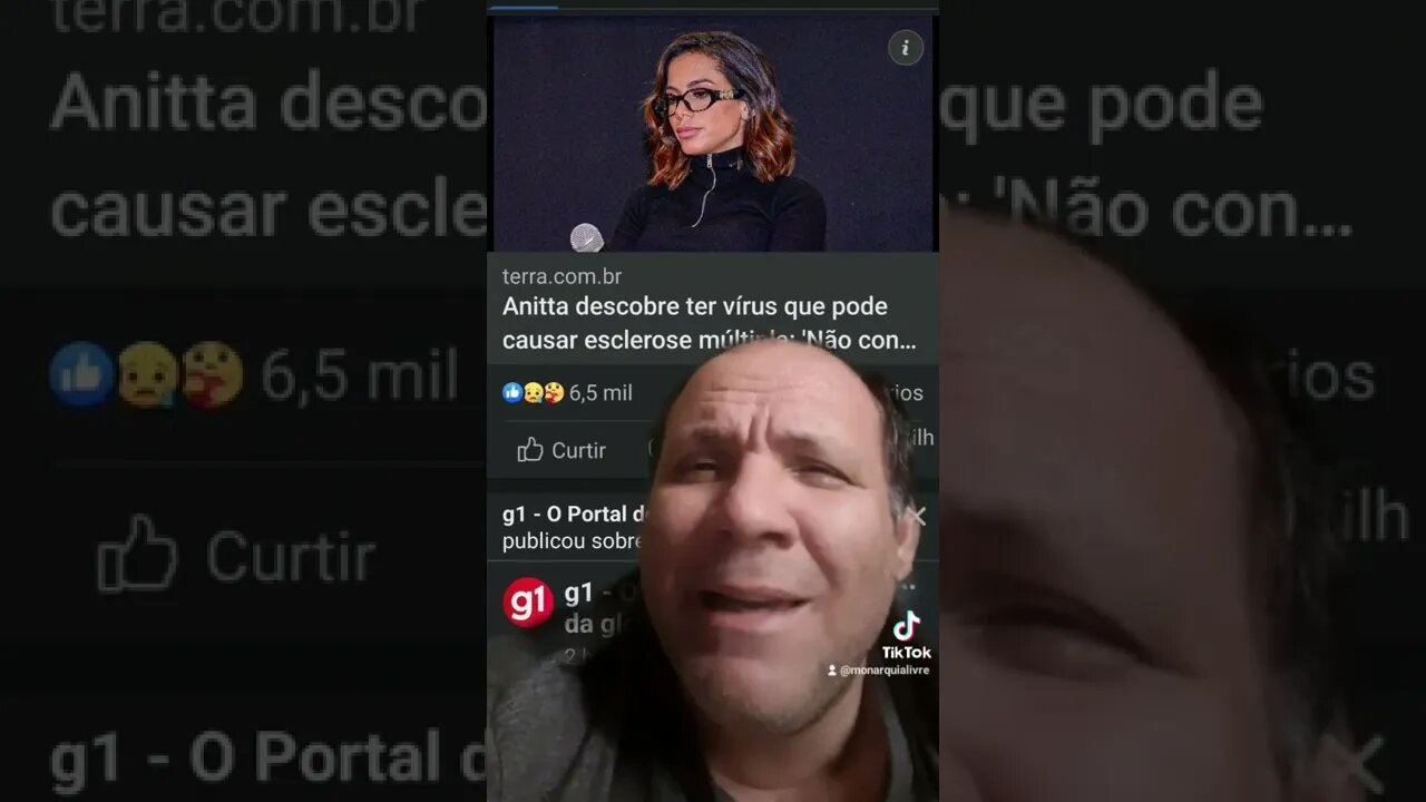 Anitta descobre ter vírus que pode causar esclerose Multipla