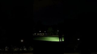 Nextorch E51C - Beamshots in dark park #shorts