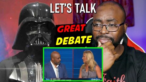 LET'S Talk, Great Debate, Takeoff Death, (Pastor James with Darth) Vader