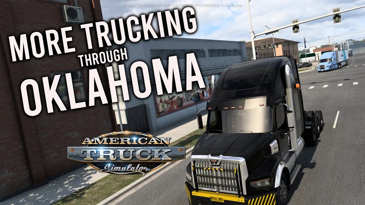 🚚🚛 More trucking through #oklahoma #americantrucksimulator 🚚🚛