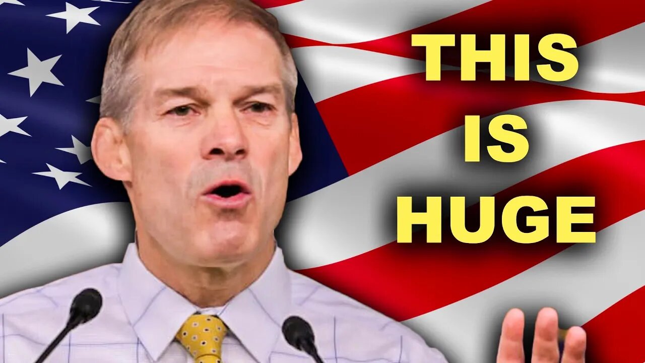 I CAN'T BELIEVE WHAT JUST HAPPENED TO JIM JORDAN!