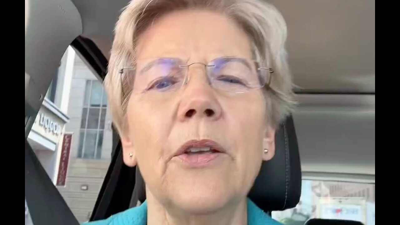 Elizabeth Warren is cry about the government not fixing things but she is the Government