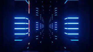 FREE 4k + hd 10 hours screensaver wallpaper vj loop | kanadian science fiction neon tunnel