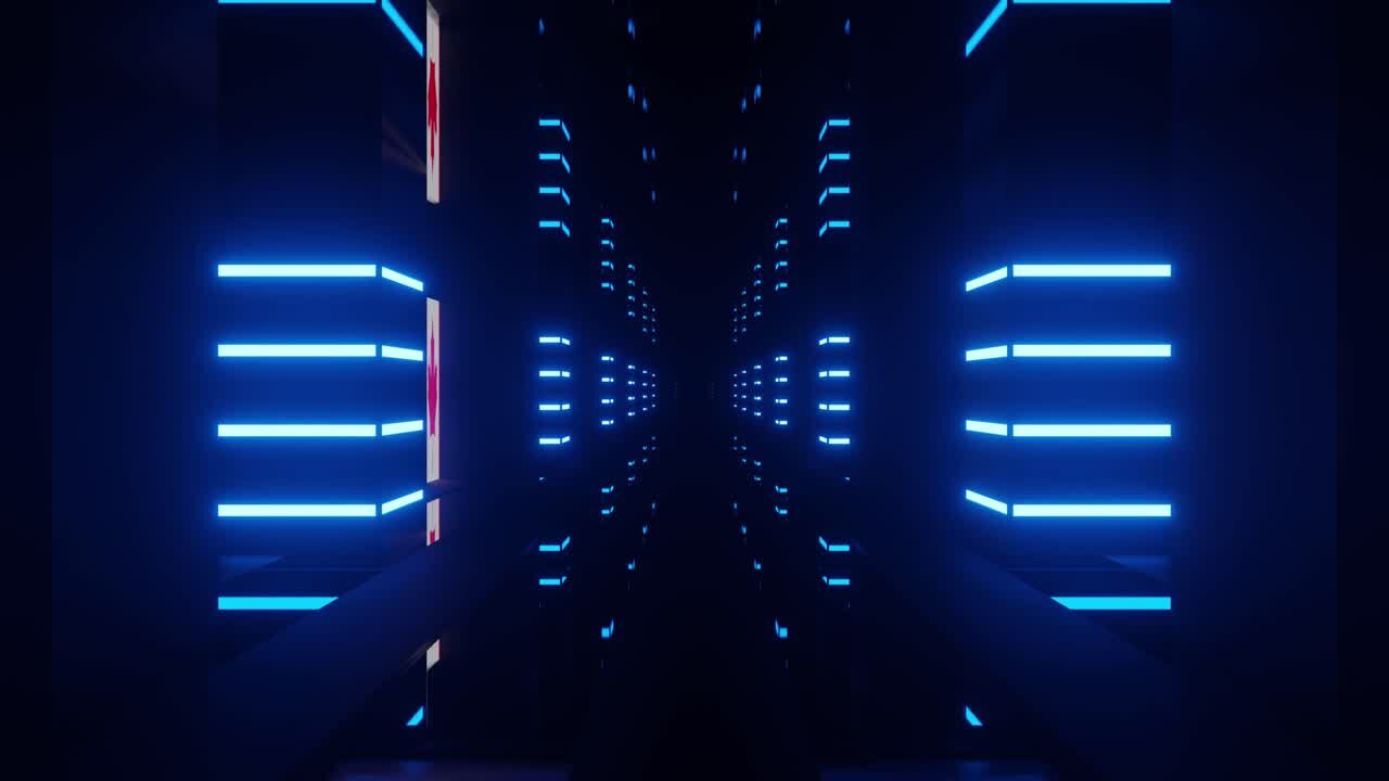 FREE 4k + hd 10 hours screensaver wallpaper vj loop | kanadian science fiction neon tunnel