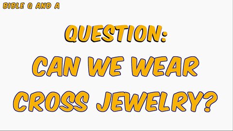 Can We Wear Cross Jewelry?