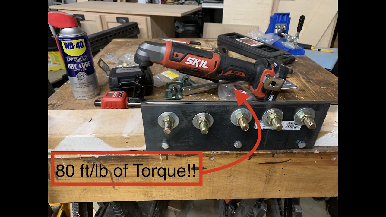 Torque Testing Skil 12v Right Angle Impact Driver