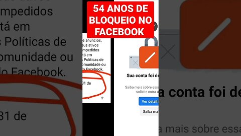 54 ANOS DE BLOQUEIO NO FACEBOOK