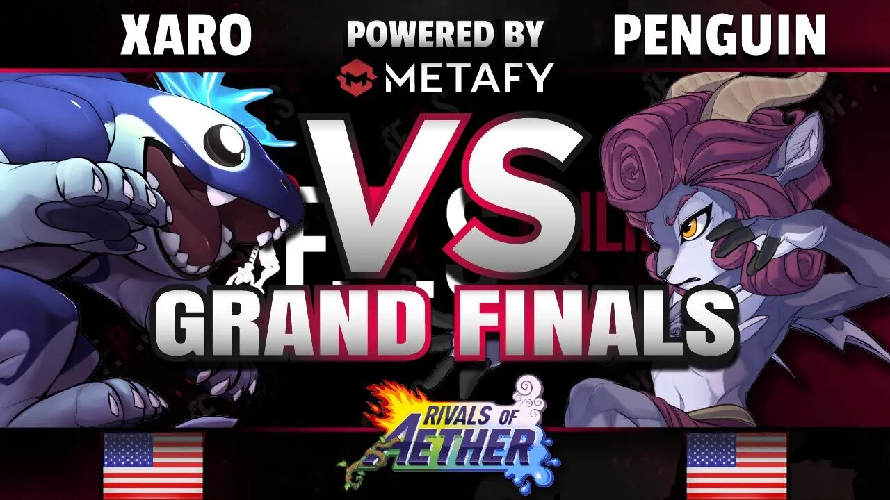 FPS4 Online Grand Finals - Xaro (Orcane) vs. Penguin (Absa/Ranno) - Rivals of Aether