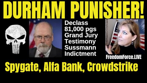 DURHAM DECLASS! TECHNOFOG- INDICTMENT, SPYGATE, ALFA BANK, CROWDSTRIKE 10-23-21