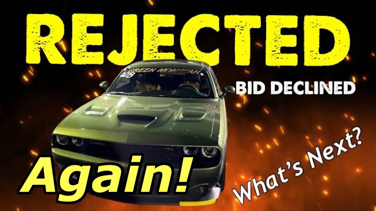 Bid Rejected Again Should I Try One More Time?