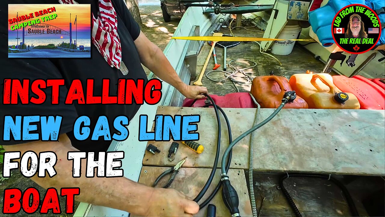 Installing New Gas Line For The Boat - Part-2 - August 25th, 2024