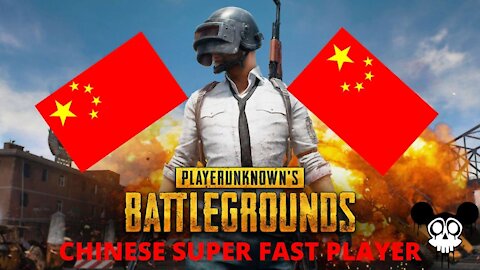 The Chinese Super Fast PUBG Player. PUBG Gameplay.