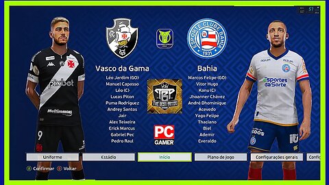 VASCO DA GAMA X BAHIA - PES2021 PATCH THE BEST 9.9 - BRASILEIRÃO 2023 - TERCEIRA RODADA