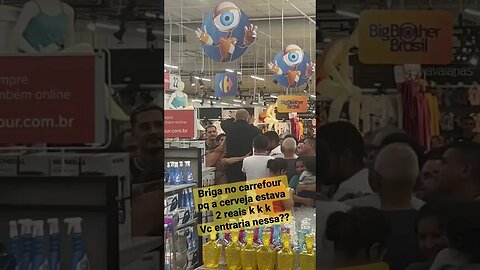 Cerveja na promoção k k kk - #cerveza #viral #br #carrefour #vairalvideo