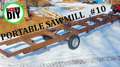 Completing The Trailer - Band Sawmill Build #10