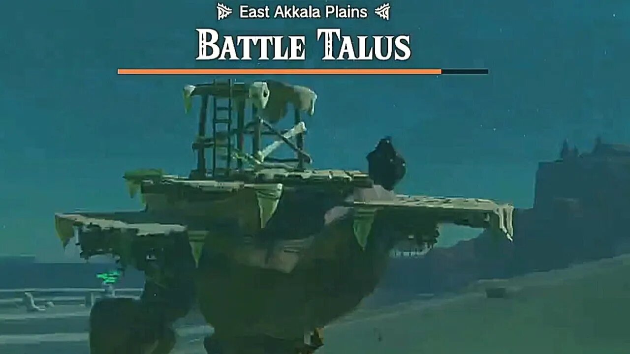 Defeating Battle Talus "East Akkala Plains" - The Legend of Zelda: Tears of the Kingdom