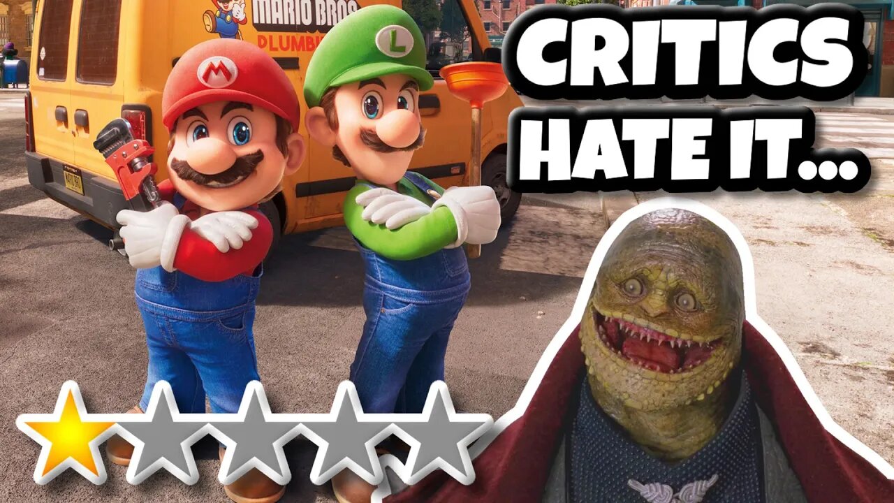 Professional CRITICS HATE The Super Mario Bros. Movie! Should Have Been Straight To VHS!!! LOL