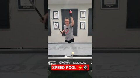 SUPERFAST Pool Trick! ⚪🔴 #shorts #8ballpool
