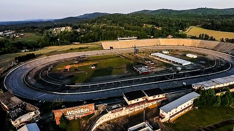 ABANDONED NASCAR RACE TRACK BURDEN DOGS FOUND