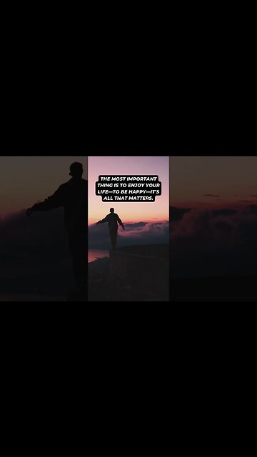 Enjoy Life: An Inspiring Quote