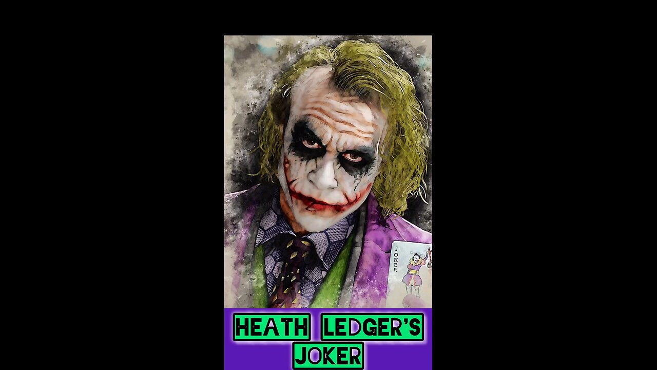 HEATH LEDGER'S JOKER