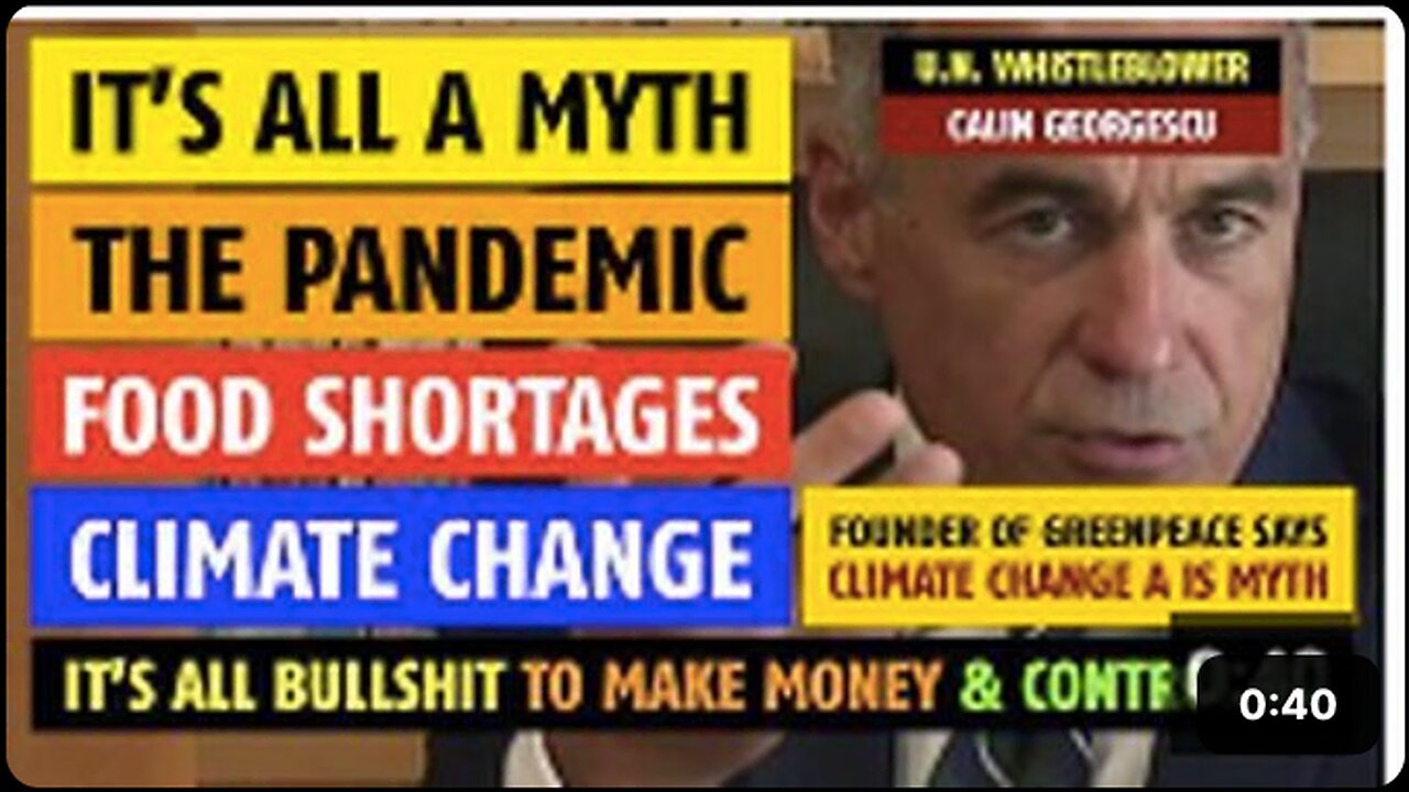 It's all a myth to make money and keep us under control, says Reiner Fuellmich