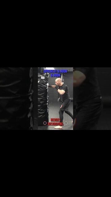 Heroes Training Center | Kickboxing & MMA "How To Double Up" Uppercut & Hook & Hook BH | #Shorts