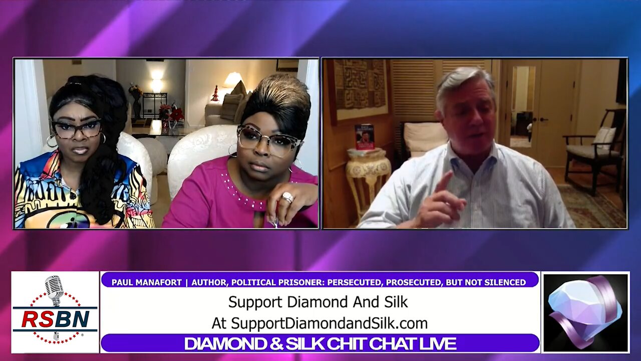 Diamond & Silk Chit Chat Live Joined by: Paul Manafort 10/20/22