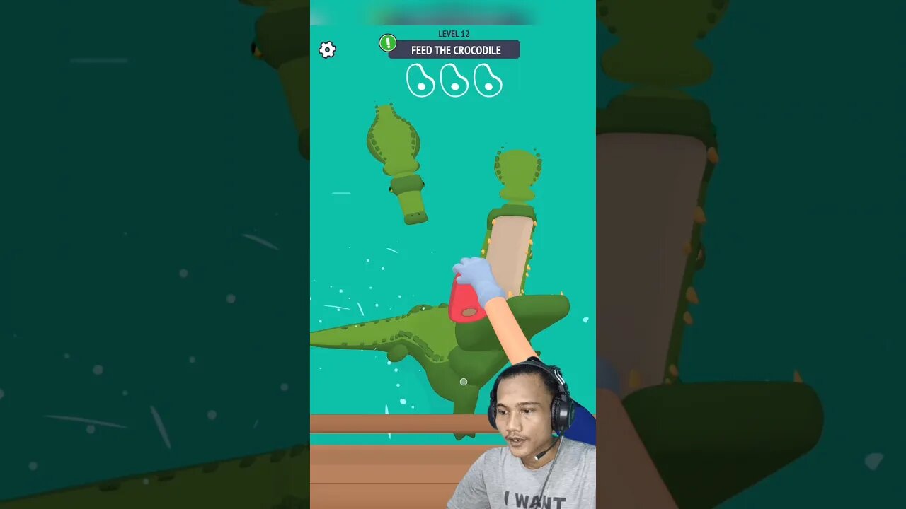 Ngasih makan 3 buaya 🐊🐊🐊 | zoo - happy animal level 12 #saidnesia