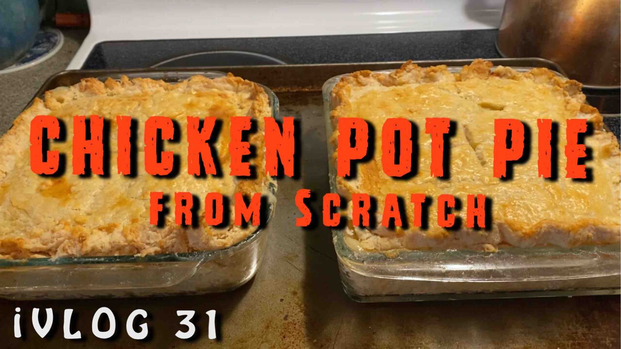 HOMEMADE CHICKEN POT PIE FROM SCRATCH - VLOG 31