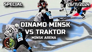 KHL ICE HOCKEY GAME - DINAMO MINSK VS TRAKTOR - MINSK ARENA - MINSK, BELARUS - 26TH NOV 2024