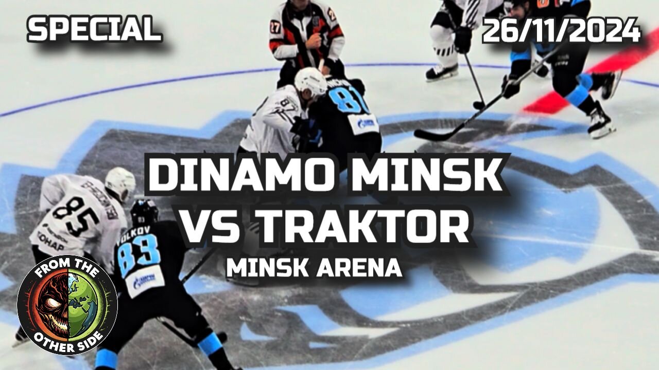 KHL ICE HOCKEY GAME - DINAMO MINSK VS TRAKTOR - MINSK ARENA - MINSK, BELARUS - 26TH NOV 2024