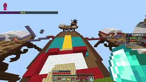 Interrupted a 1v1 and killed both of them in Eggwars