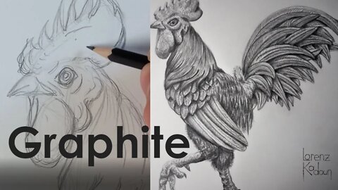 Creating Texture with Graphite Pencil | Pencil Drawing