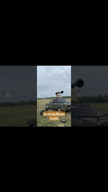 Ukrainian Missile Launch Slomo #ukraine #ukrainewar #missile