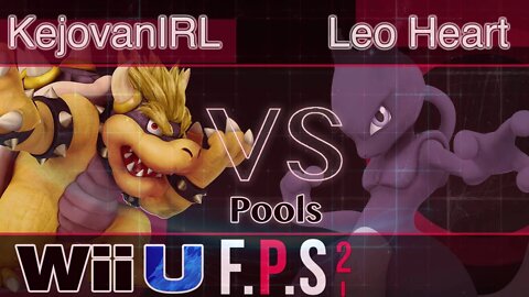 Leo Heart (Mewtwo) vs. KejovanIRL (Bowser) - Wii U Pools - FPS2