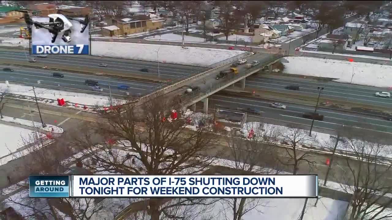 I-75 to close down in both directions in parts of Oakland County