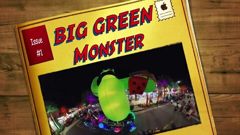 Big Green Monster - Promenade at Sunset Walk - Kissimmee, Fl. #halloween #carshow #insta360