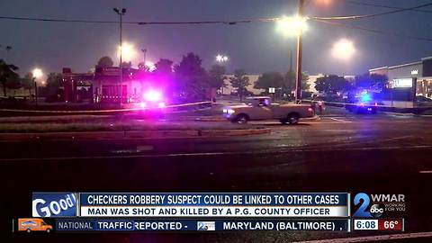 Suspect in police-involved shooting possibly tied to other robberies