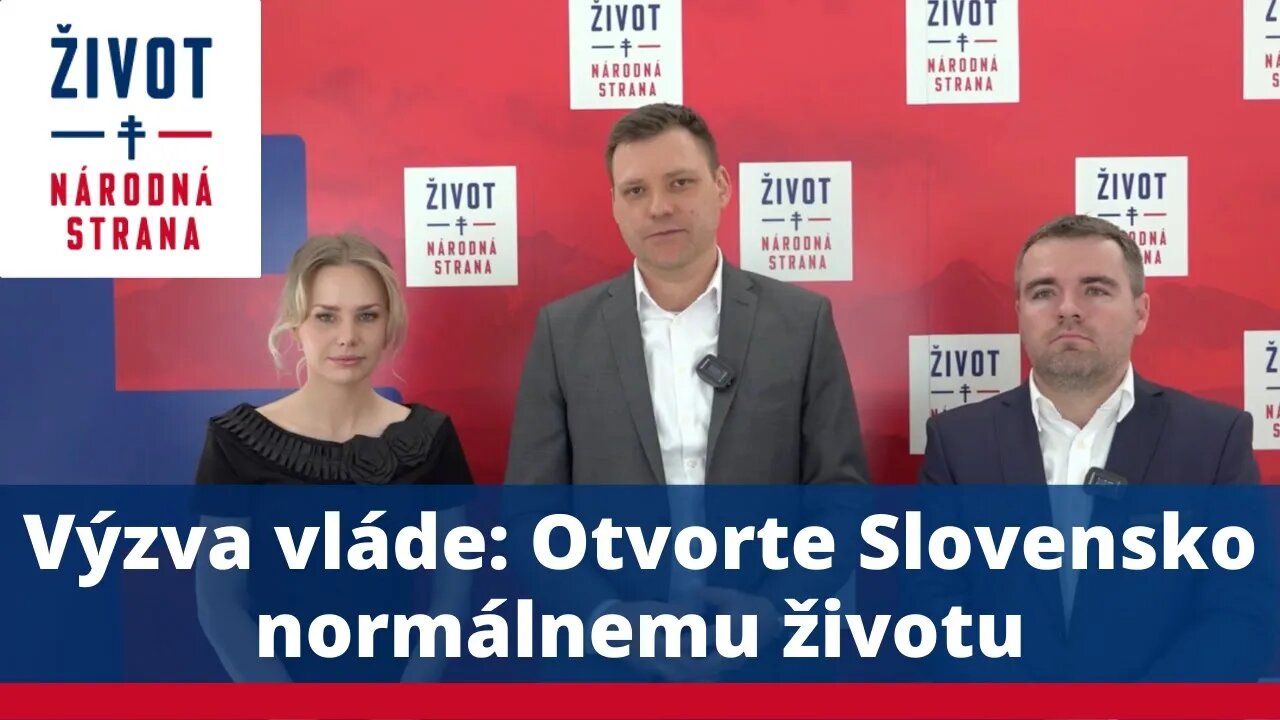 Výzva vláde: Otvorte Slovensko normálnemu životu